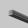 Рассеиватель для профиля 50×50 (Чёрный, 2 м), MAYTONI ALM-5050T-B-DF-2M 642048