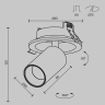 Встраиваемый светильник MAYTONI FOCUS LED C071CL-7W4K-B